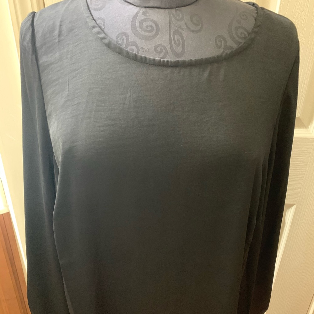 Silk black blouse